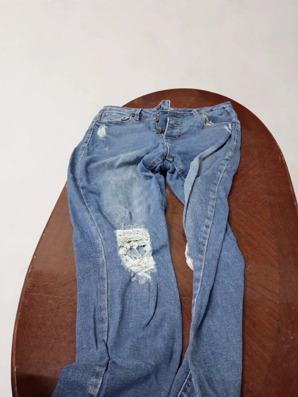 No Boundaries distressed high-rise skinny jeans, 13